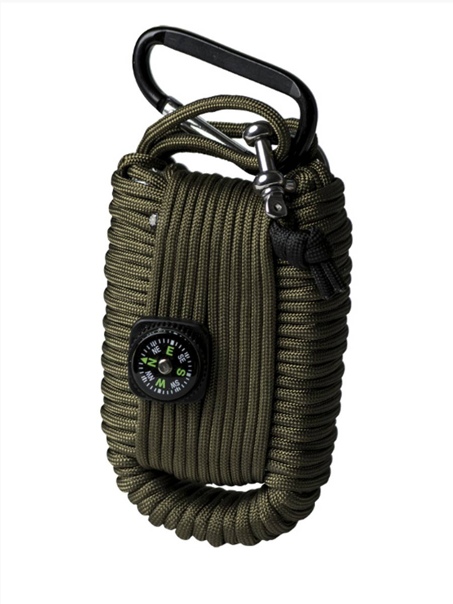 KIT DE SURVIE PARACORDE VERT GM