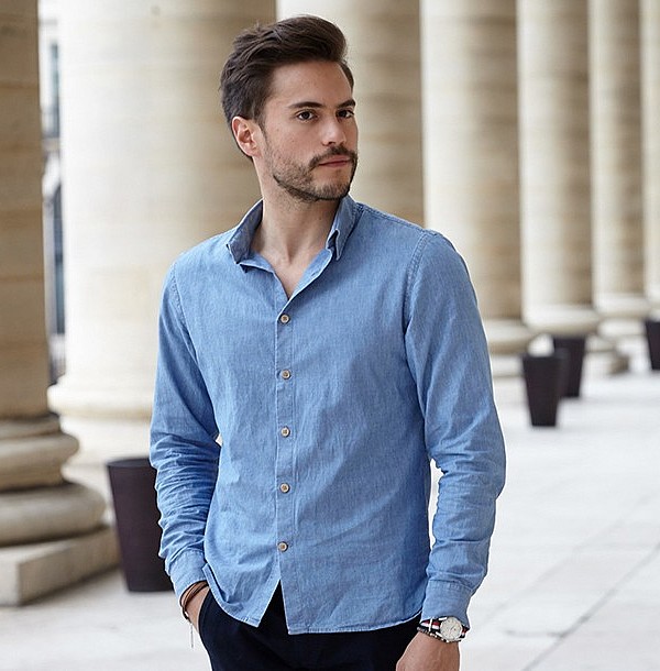 Chemise Chambray ALBIATE - Bonne Gueule