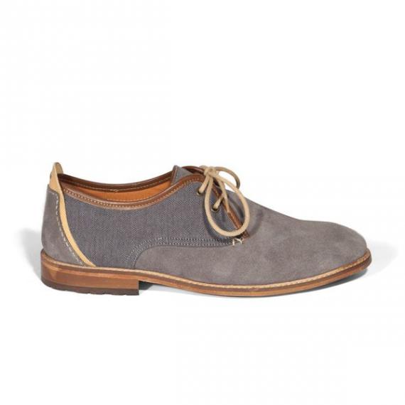 Chaussures Derby en Daim L