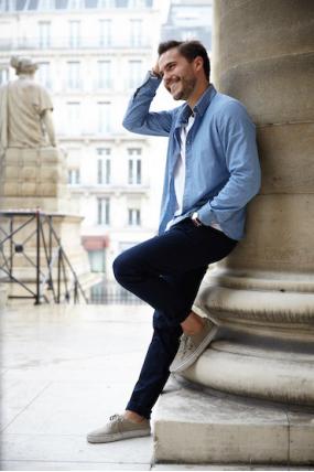 Chemise Chambray Italien ALBIATE