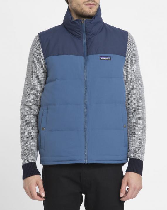 Doudoune Sans Manche Reversible Bivy Bleu Two Tone