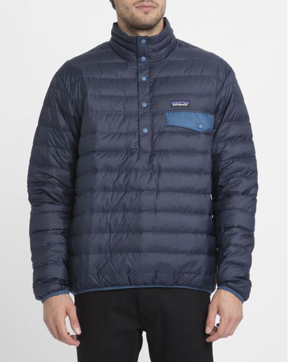 Doudoune Snap T Pullover Bleu Marine