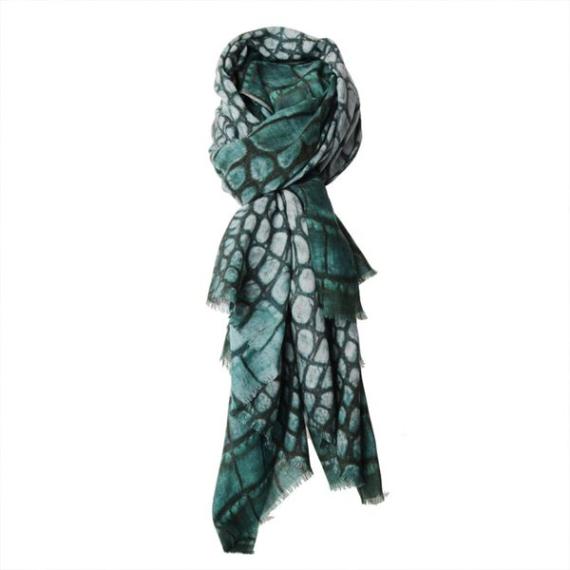 Echarpe en laine CROCODILE