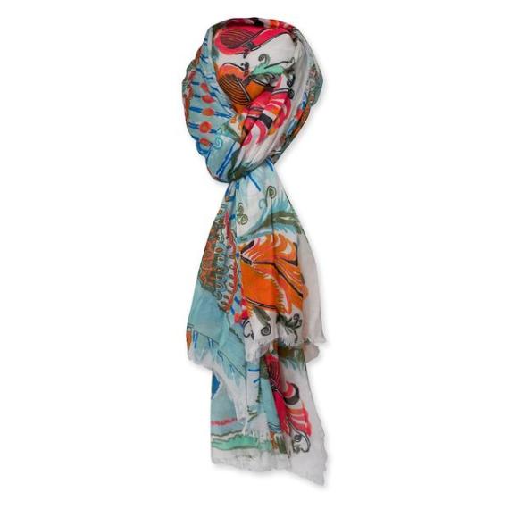 Echarpe en modal imprim