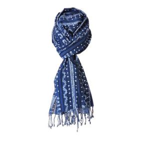 Echarpe en popeline de coton Usha?a