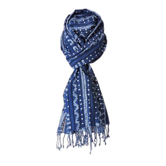 Echarpe en popeline de coton Usha?a