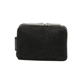 Grand portefeuille en cuir noir Berlioz