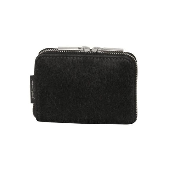 Grand portefeuille en cuir noir Berlioz