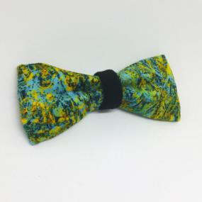 Noeud papillon fenouil vert cyan