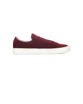 PIOLA ICA - Bordeaux Heathered Wool