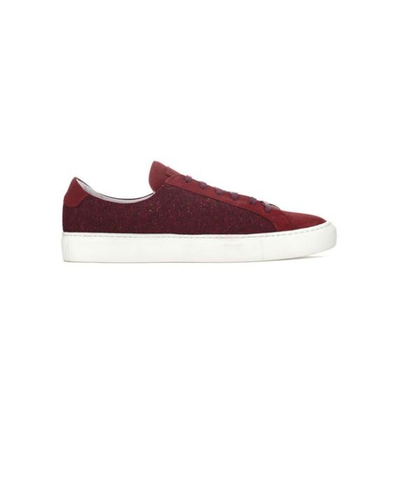 PIOLA ICA - Bordeaux Heathered Wool