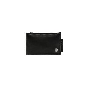 Porte carte en cuir de vachette noir CHARLES