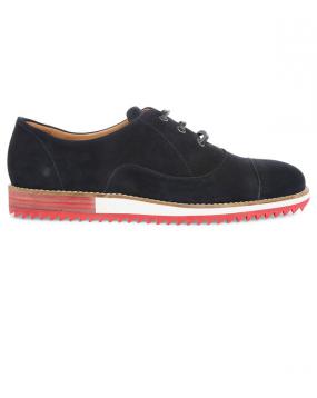 Richelieu Cantuta Suede Bleu Marine