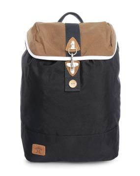 Sac ? Dos Crochet Nylon Bleu Marine Contraste