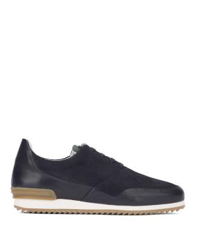 Sneakers Barranco Suede Bleu