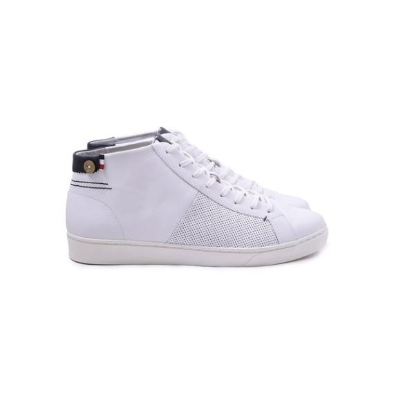 Sneakers Montantes Aspen En Cuir Blanc