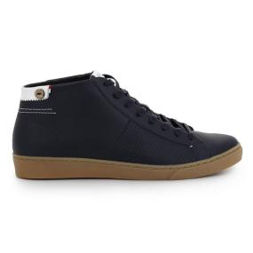 Sneakers Montantes Aspen En Cuir Marine