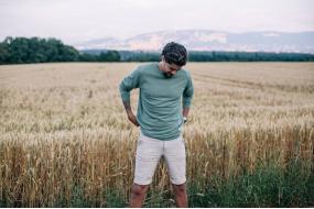 Sweatshirt homme en coton bio