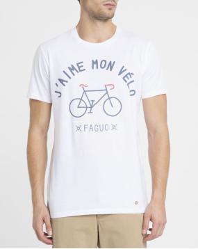 Tshirt J'aime mon velo Blanc