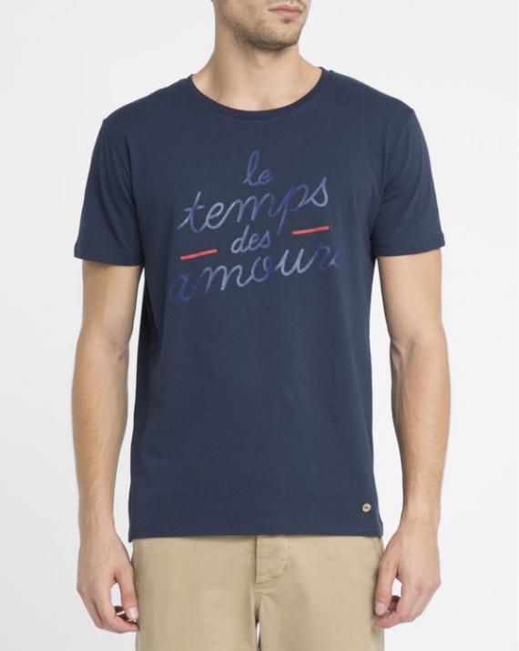 Tshirt Le Temps des Amours Bleu