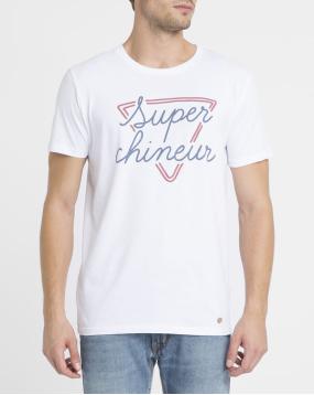 Tshirt Super Chineur Blanc