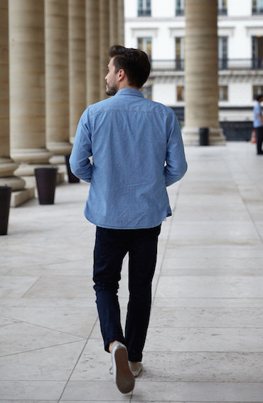 Chemise Chambray Italien ALBIATE