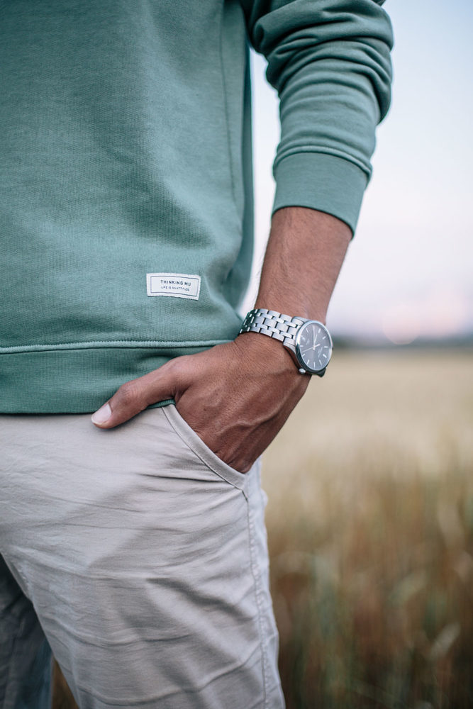 Sweatshirt homme en coton bio